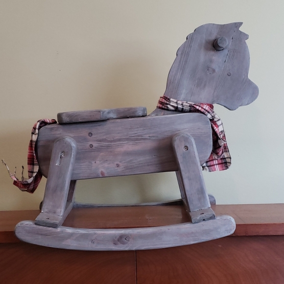 PPP Other - Distressed wooden rocking horse